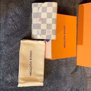 Louis Vuitton Azur Damier Rosalie Small Wallet